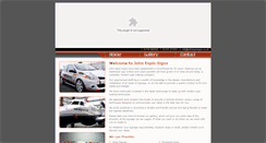 Desktop Screenshot of johnespinsigns.co.uk